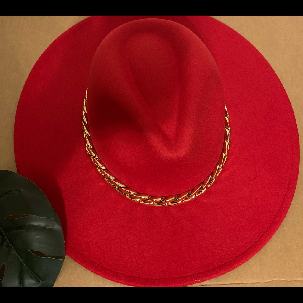 Fire Fedora- Red